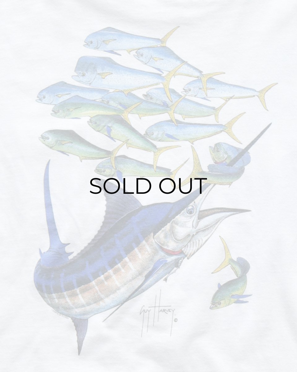 画像12: 〜90's TSF SPORTSWEAR COTTON W-PRINT S/S POCKET TEE "Guy Harvey" "MADE IN USA" (12)