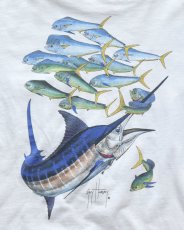 画像12: 〜90's TSF SPORTSWEAR COTTON W-PRINT S/S POCKET TEE "Guy Harvey" "MADE IN USA" (12)