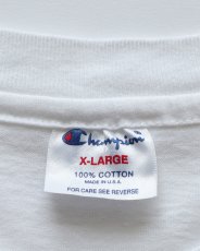 画像6: 〜00's Champion COTTON W-PRINT S/S TEE "DENISON LACROSSE" "MADE IN USA" (6)