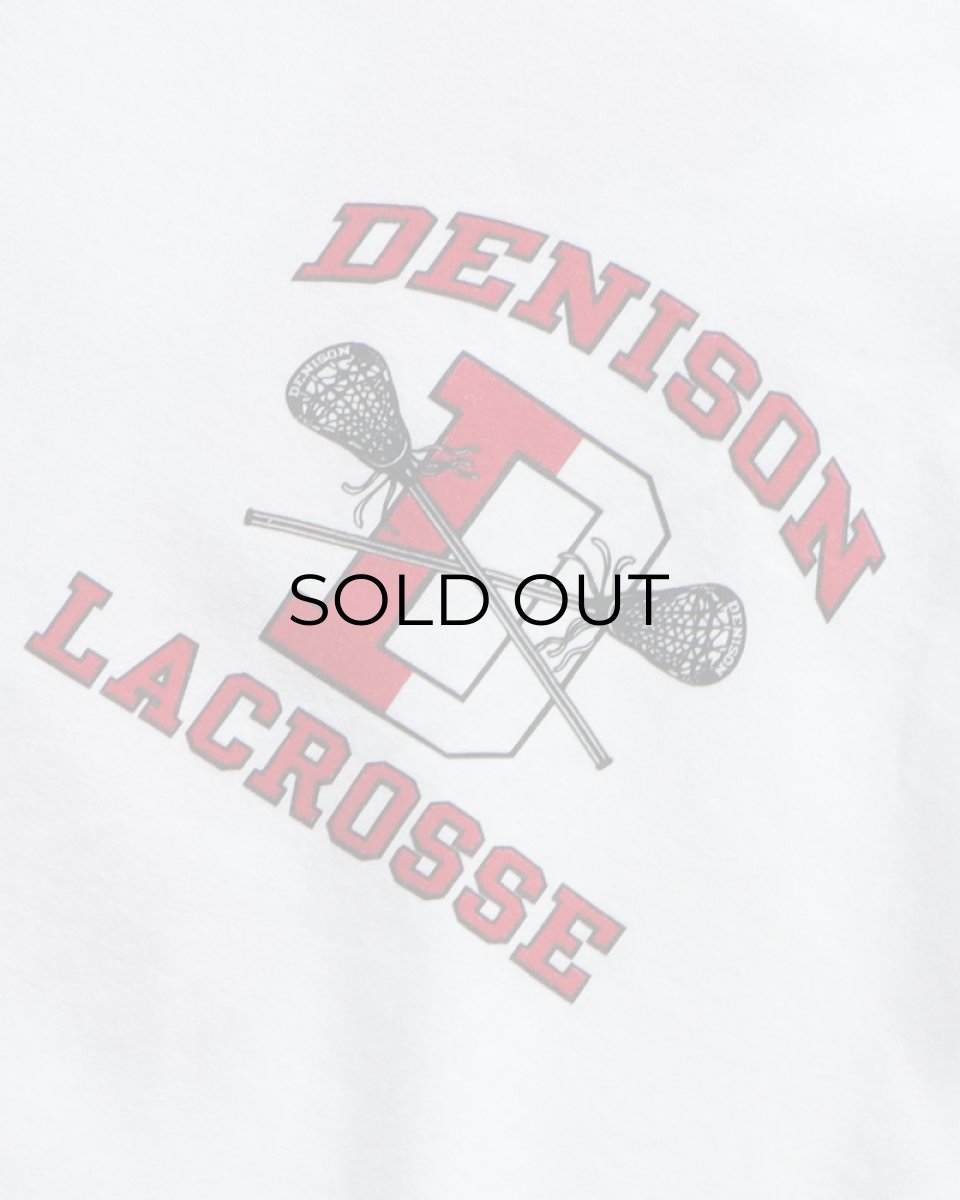 画像7: 〜00's Champion COTTON W-PRINT S/S TEE "DENISON LACROSSE" "MADE IN USA" (7)