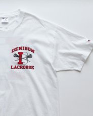 画像3: 〜00's Champion COTTON W-PRINT S/S TEE "DENISON LACROSSE" "MADE IN USA" (3)