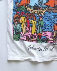 画像4: 90's UNKNOWN BRAND COTTON PRINT S/S ART TEE "MYLES MAILLIE" (4)