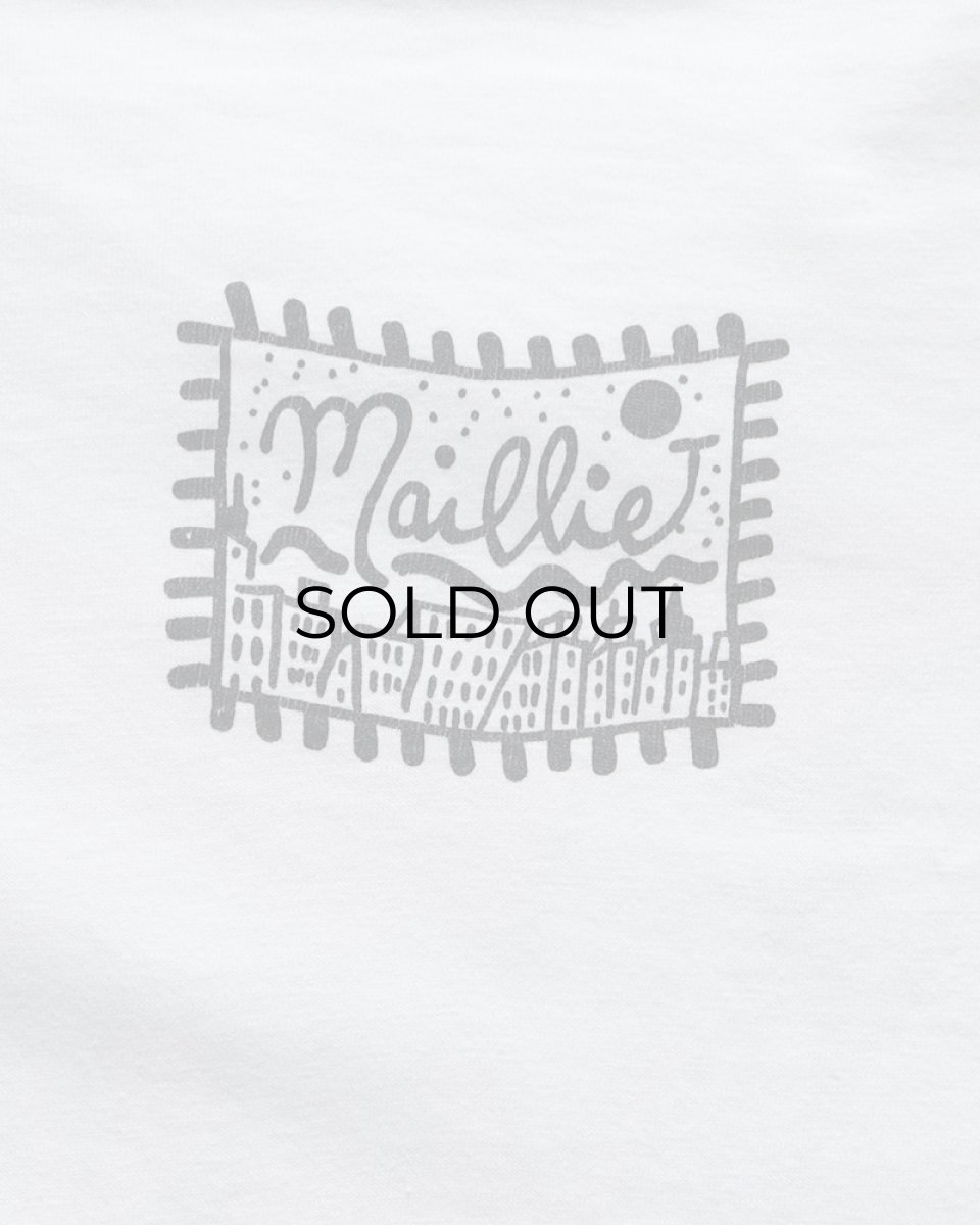 画像10: 90's UNKNOWN BRAND COTTON PRINT S/S ART TEE "MYLES MAILLIE" (10)
