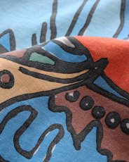 画像8: 90's UNKNOWN BRAND COTTON PRINT S/S ART TEE "MYLES MAILLIE" (8)