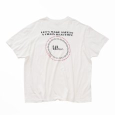 画像2: 〜00's OLD NAVY COTTON W-PRINT S/S POCKET TEE "GAP inc." (2)