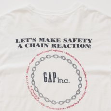 画像4: 〜00's OLD NAVY COTTON W-PRINT S/S POCKET TEE "GAP inc." (4)