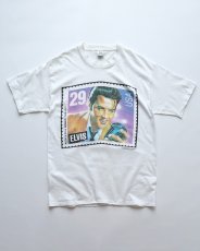 画像1: 90's HIGH COTTON, INC. COTTON PRINT S/S ARTIST TEE "ELVIS" "MADE IN USA" (1)