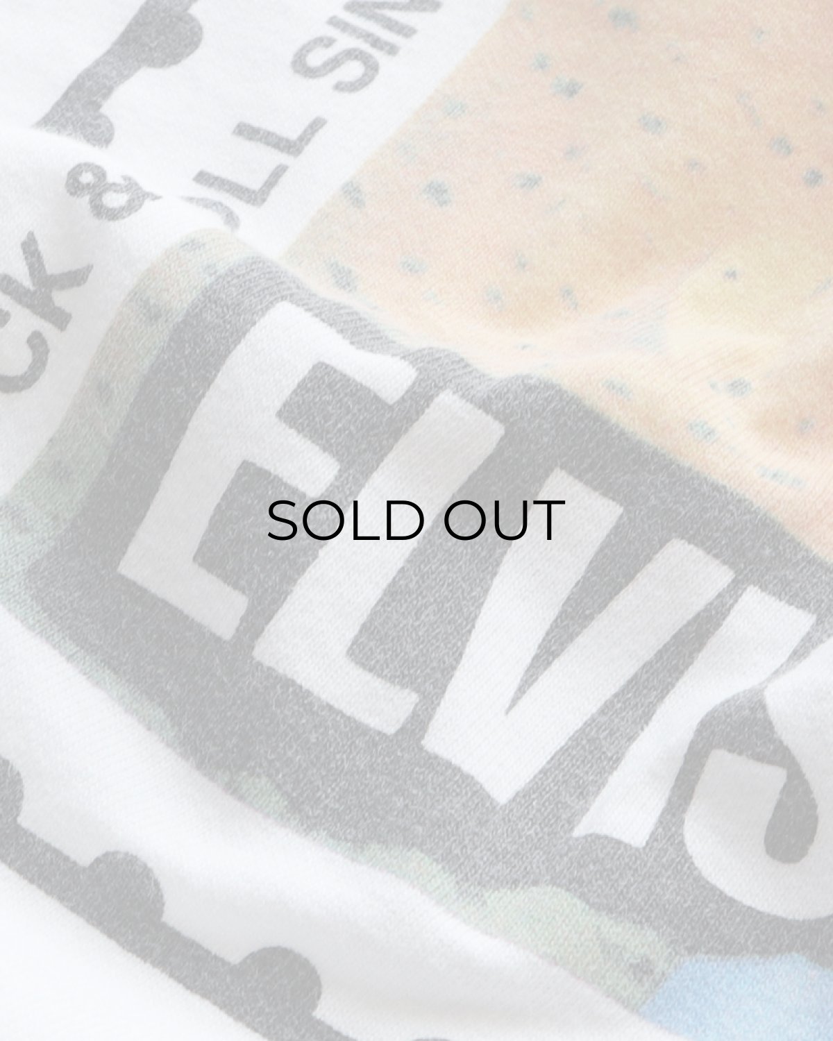 画像8: 90's HIGH COTTON, INC. COTTON PRINT S/S ARTIST TEE "ELVIS" "MADE IN USA" (8)