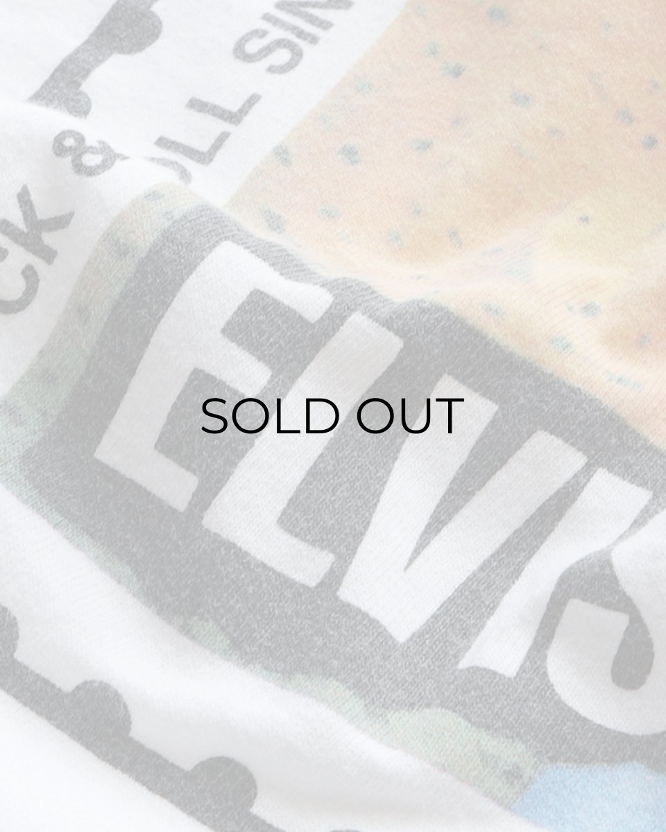 画像8: 90's HIGH COTTON, INC. COTTON PRINT S/S ARTIST TEE "ELVIS" "MADE IN USA" (8)