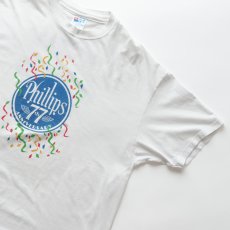 画像3: 90's Hanes COTTON W-PRINT S/S TEE "Phillips 77th ANNIVERSARY" "MADE IN USA" (3)