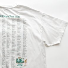 画像5: 90's UNKNOWN BRAND COTTON W-PRINT S/S TEE "1996 OLYMPIC TORCH RELAY" "Coca Cola" (5)