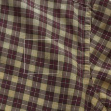 画像9: 60's UNKNOWN BRAND COTTON CHECK B/D OPEN COLLAR S/S BOX SHIRT (9)