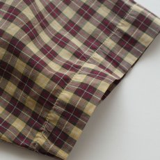 画像6: 60's UNKNOWN BRAND COTTON CHECK B/D OPEN COLLAR S/S BOX SHIRT (6)