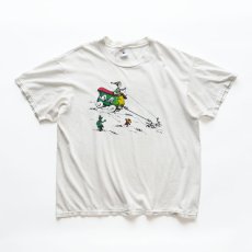 画像1: 〜00's DELTA COTTON W-PRINT S/S TEE "Jerry was freaked....." "MADE IN USA" (1)