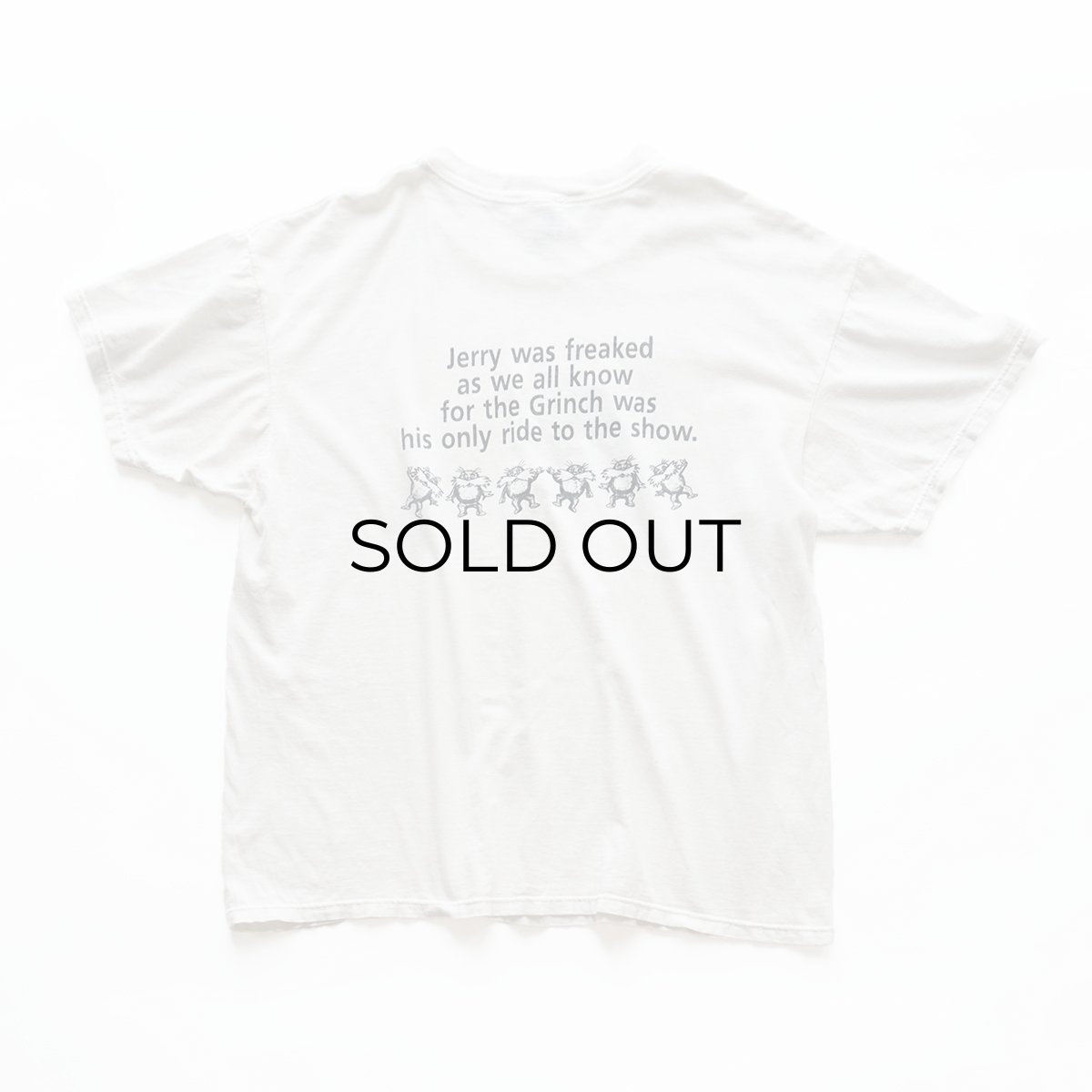 画像2: 〜00's DELTA COTTON W-PRINT S/S TEE "Jerry was freaked....." "MADE IN USA" (2)