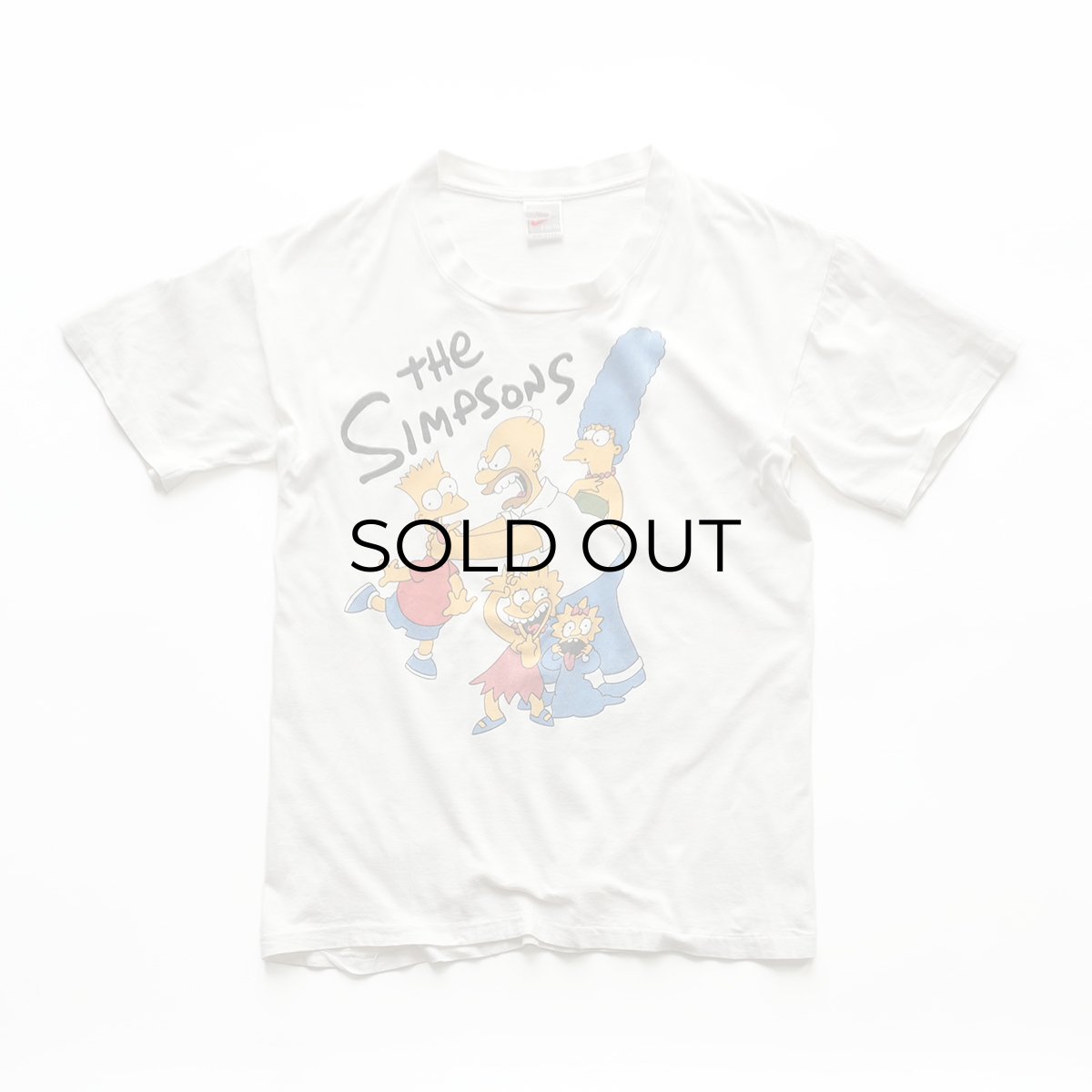 画像1: 90's NIKE COTTON PRINT S/S TEE "THE SIMPSONS" "MADE IN USA" (1)