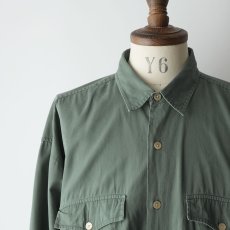 画像4: 80's BANANA REPUBLIC COTTON TWILL SAFARI SHIRT (4)