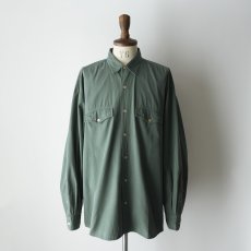 画像1: 80's BANANA REPUBLIC COTTON TWILL SAFARI SHIRT (1)