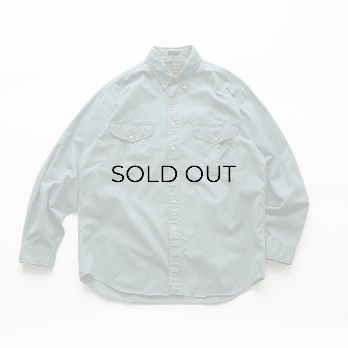 画像7: 80's Eddie Bauer COTTON TWILL B/D SHIRT (7)