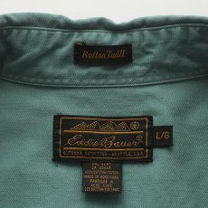 画像11: 80's Eddie Bauer COTTON TWILL B/D SHIRT (11)