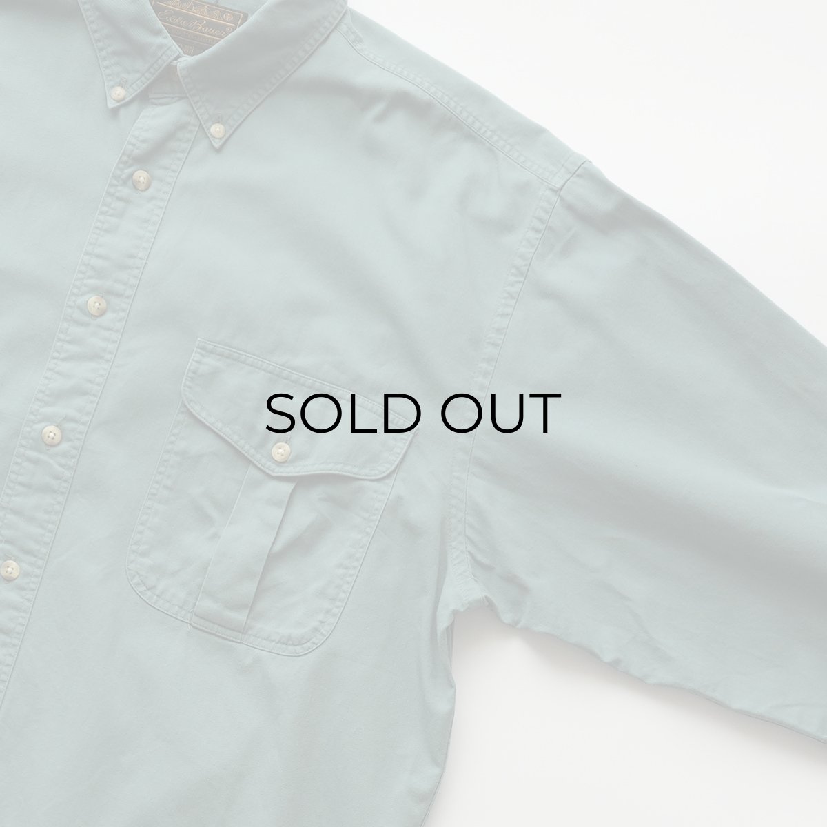 画像9: 80's Eddie Bauer COTTON TWILL B/D SHIRT (9)