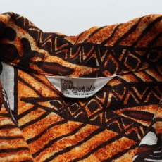 画像9: 〜70's Lauhala COTTON ALL OVER PATTERN LOOP COLLAR S/S HAWAIIAN SHIRT "MADE IN HAWAII" (9)