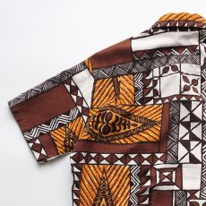 画像6: 〜70's Lauhala COTTON ALL OVER PATTERN LOOP COLLAR S/S HAWAIIAN SHIRT "MADE IN HAWAII" (6)
