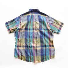 画像4: 〜90's Abraham's by Holbrook COTTON MADRAS CHECK S/S B/D SHIRT (4)