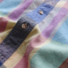 画像9: 〜90's Abraham's by Holbrook COTTON MADRAS CHECK S/S B/D SHIRT (9)
