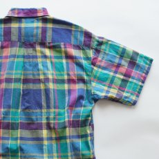画像7: THE ARROW COMPANY COTTON MADRAS CHECK S/S B/D SHIRT (7)