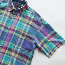 画像5: THE ARROW COMPANY COTTON MADRAS CHECK S/S B/D SHIRT (5)