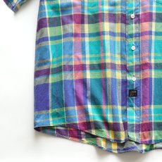 画像6: THE ARROW COMPANY COTTON MADRAS CHECK S/S B/D SHIRT (6)