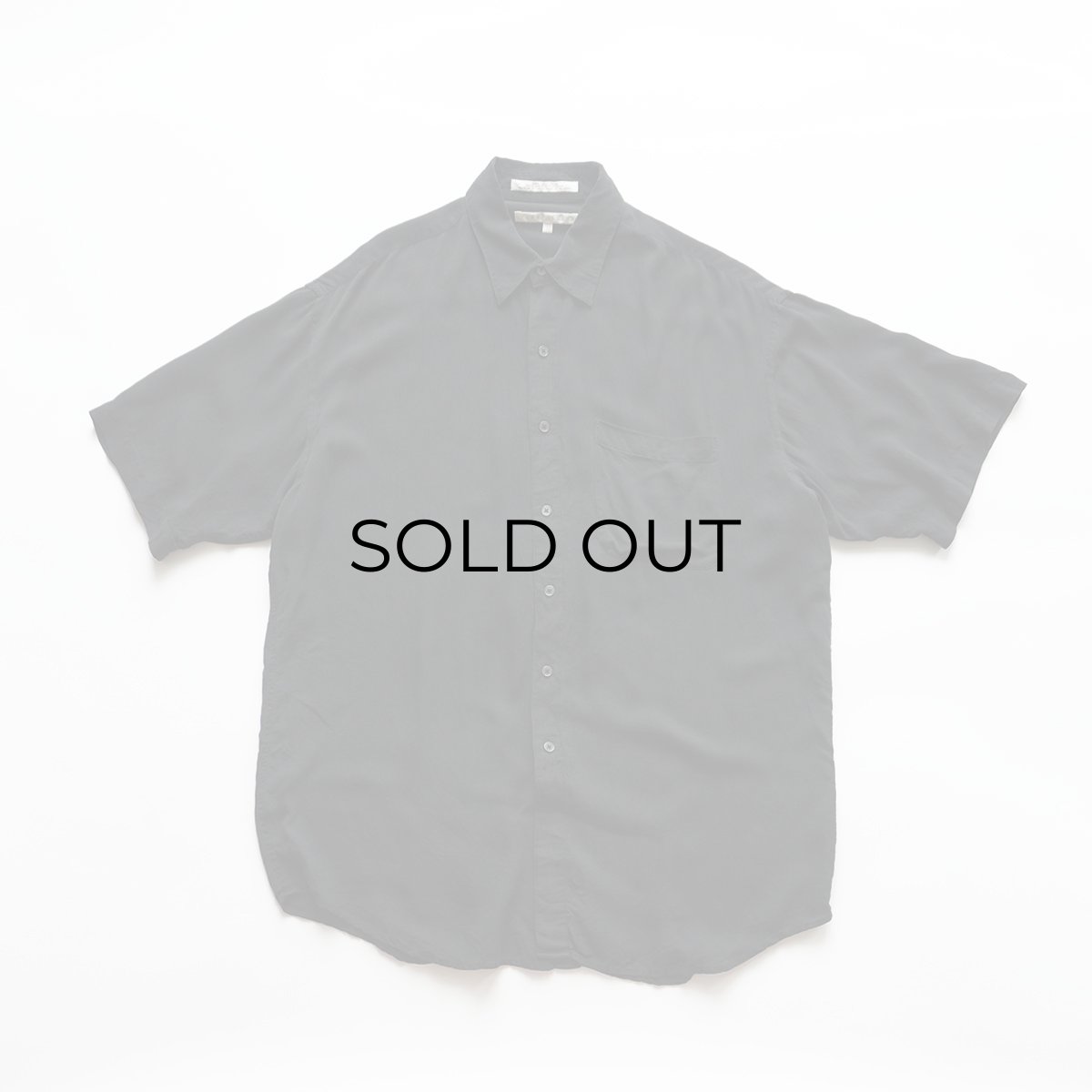 画像6: PERRY ELLIS BLACK SILK RAYON S/S SHIRT (6)