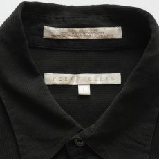 画像10: PERRY ELLIS BLACK SILK RAYON S/S SHIRT (10)