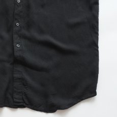 画像9: PERRY ELLIS BLACK SILK RAYON S/S SHIRT (9)