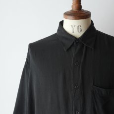 画像4: PERRY ELLIS BLACK SILK RAYON S/S SHIRT (4)