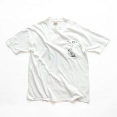 画像1: 90's SIGNAL COTTON W-PRINT S/S POCKET TEE "Key West" "MADE IN USA" (1)