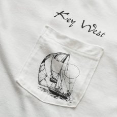 画像6: 90's SIGNAL COTTON W-PRINT S/S POCKET TEE "Key West" "MADE IN USA" (6)