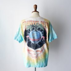 画像17: 90's LIQUID BLUE TIE-DYE COTTON "GRATEFUL DEAD" W-PRINT S/S BAND TEE "KEEP IT GREEN" (17)