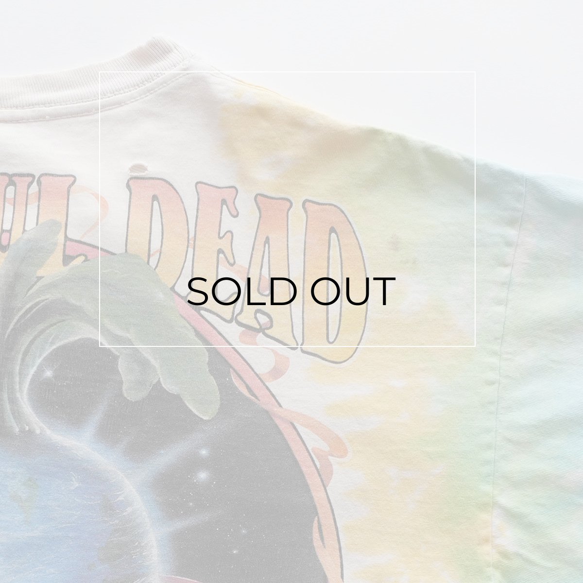 画像15: 90's LIQUID BLUE TIE-DYE COTTON "GRATEFUL DEAD" W-PRINT S/S BAND TEE "KEEP IT GREEN" (15)