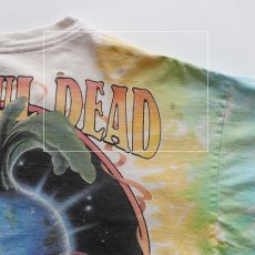 画像15: 90's LIQUID BLUE TIE-DYE COTTON "GRATEFUL DEAD" W-PRINT S/S BAND TEE "KEEP IT GREEN" (15)