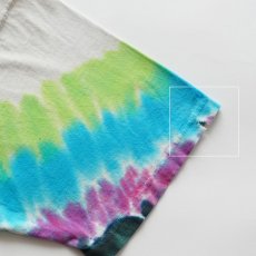 画像11: 90's LIQUID BLUE TIE-DYE COTTON "The Allman Brothers Band" W-PRINT S/S BAND TEE "MUSHROOM EXPRESS" "MADE IN USA" (11)