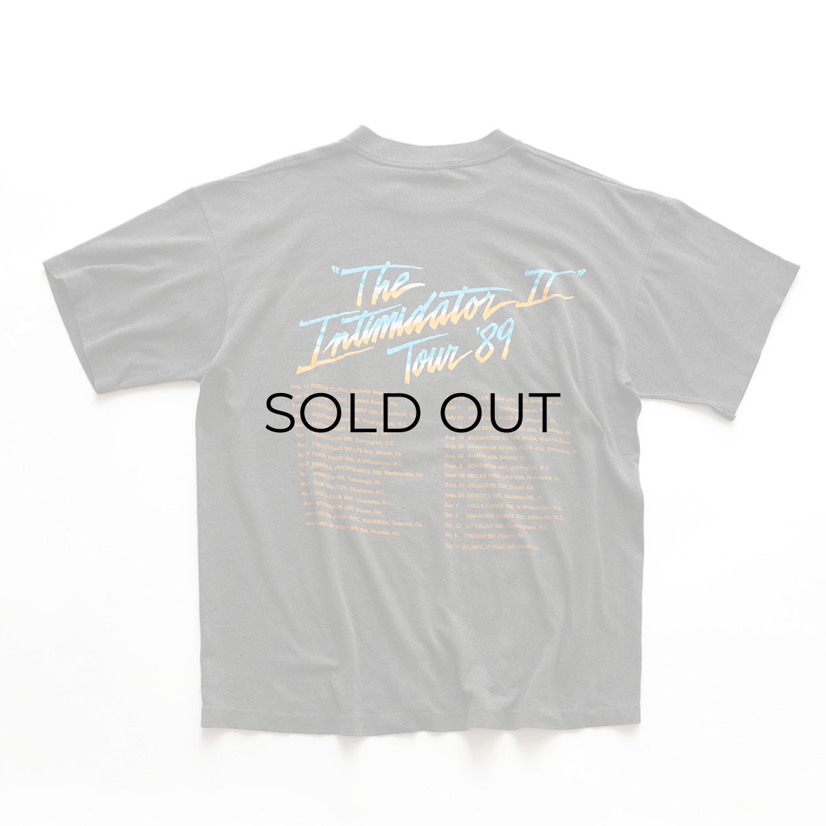 画像3: 80's RP sportswear W-PRINT S/S TEE "The Intimidator II Tour '89" "MADE IN USA" (3)