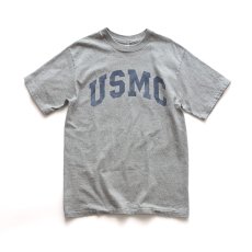 画像1: The Cotton Exchange COTTON RAYON PRINT S/S TEE "USMC" "MADE IN USA" (1)