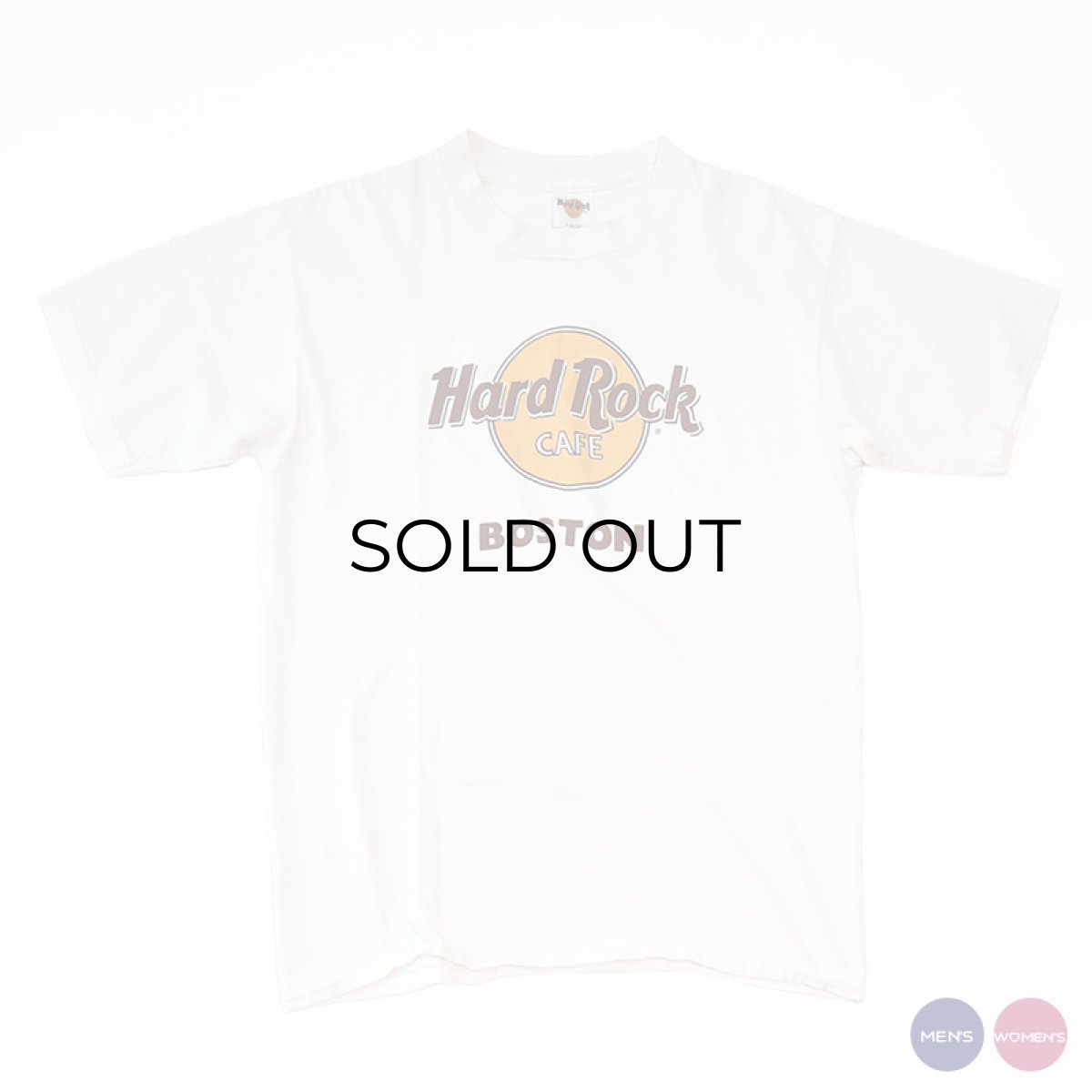 画像1: 80's Hard Rock CAFE COTTON PRINT S/S TEE "Hard Rock CAFE BOSTON" (1)