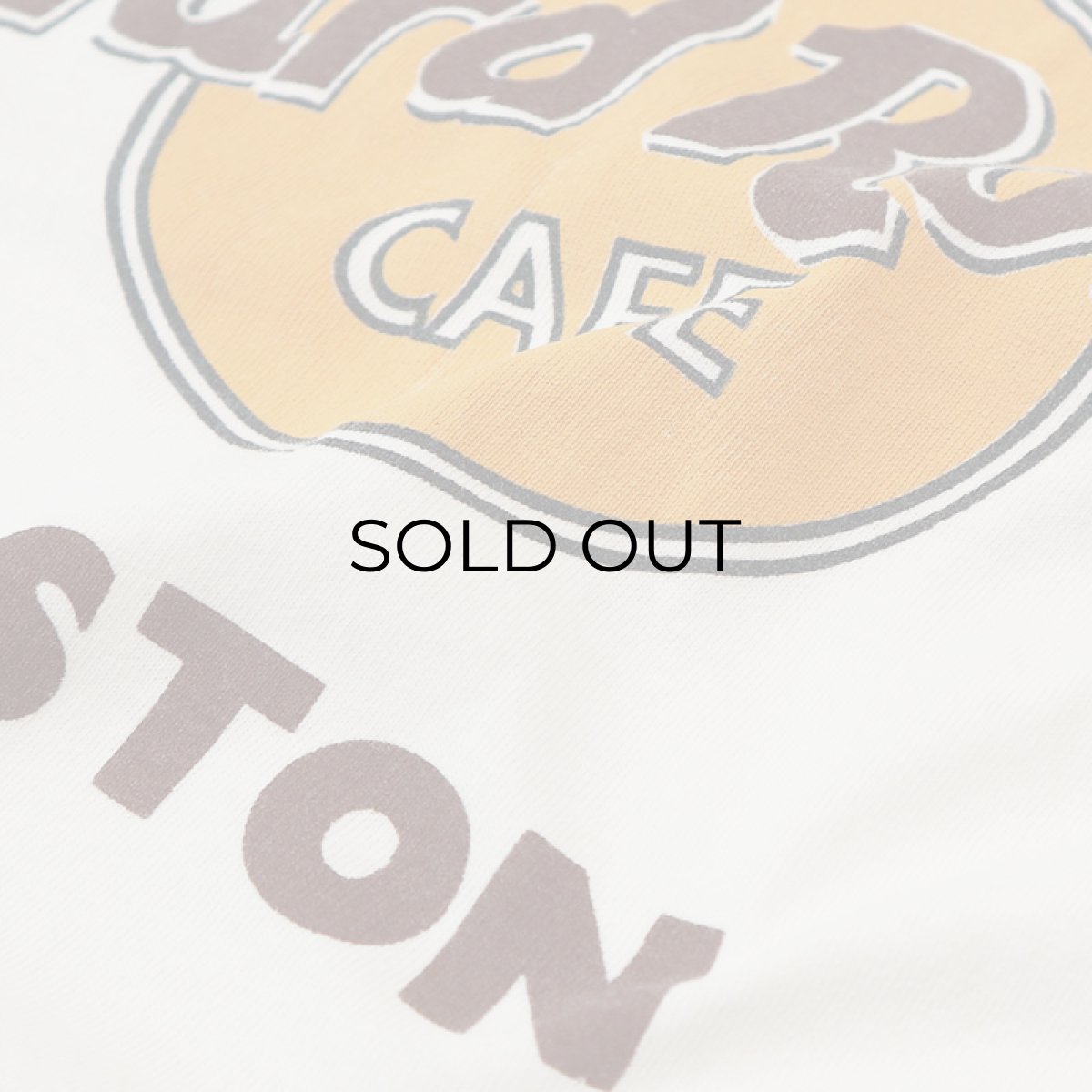 画像5: 80's Hard Rock CAFE COTTON PRINT S/S TEE "Hard Rock CAFE BOSTON" (5)