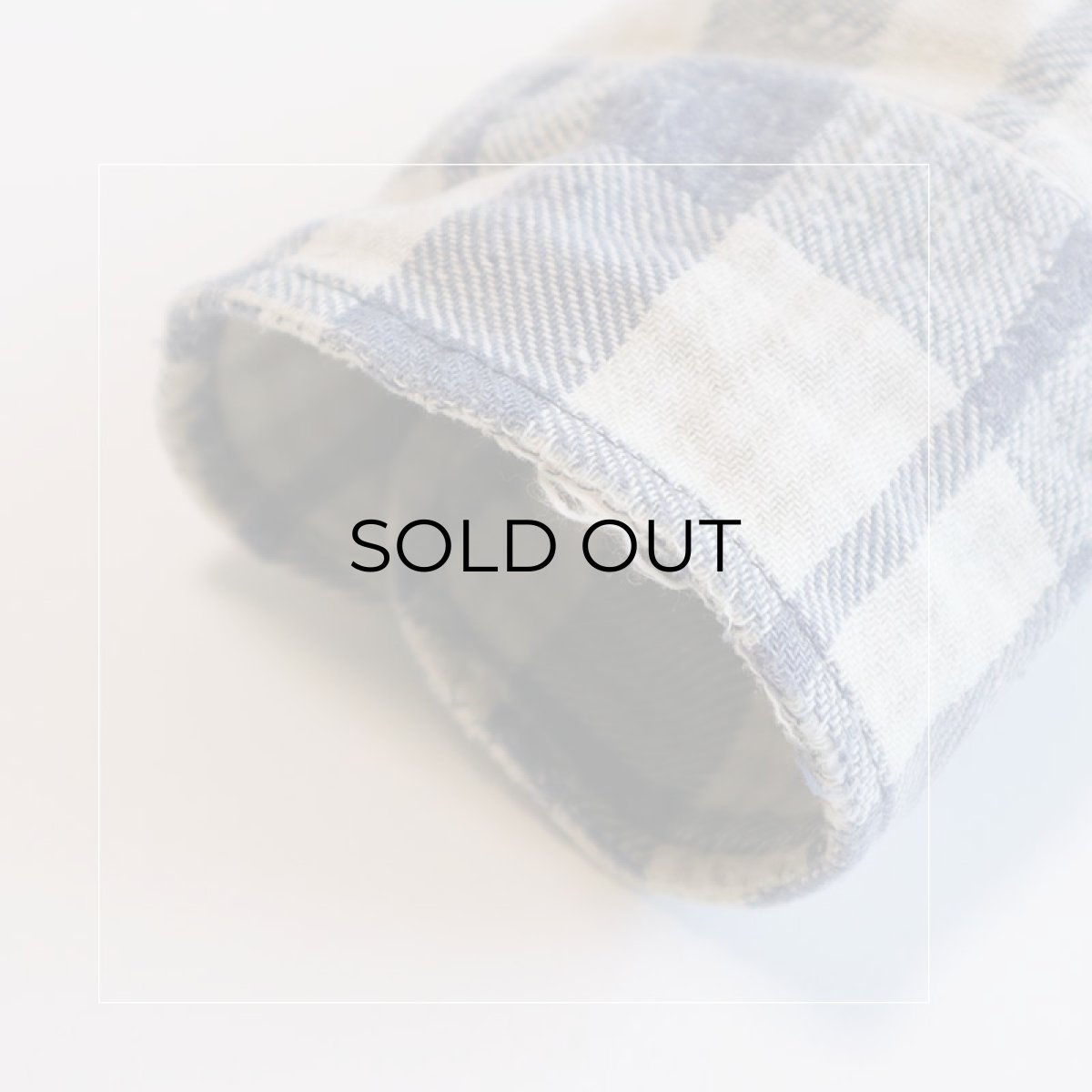 画像9: OLD UNKNOWN BRAND COTTON CHECK FLANNEL EURO PULLOVER LONG SHIRT (9)