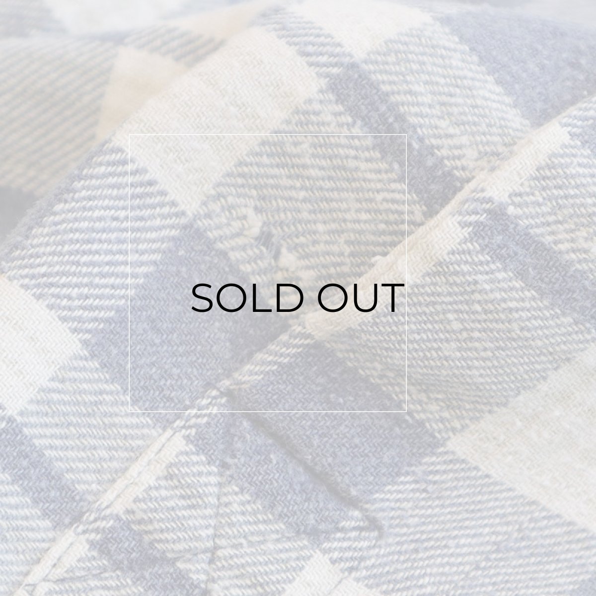 画像8: OLD UNKNOWN BRAND COTTON CHECK FLANNEL EURO PULLOVER LONG SHIRT (8)