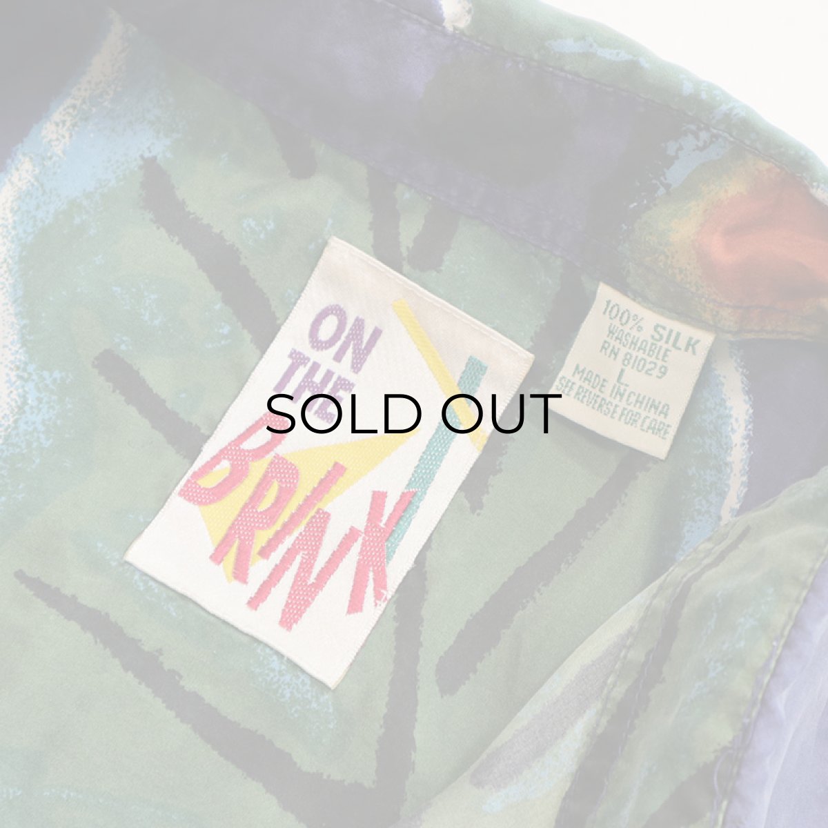 画像5: ON THE BRINK SILK ALL OVER PATTERN S/S SHIRT (5)