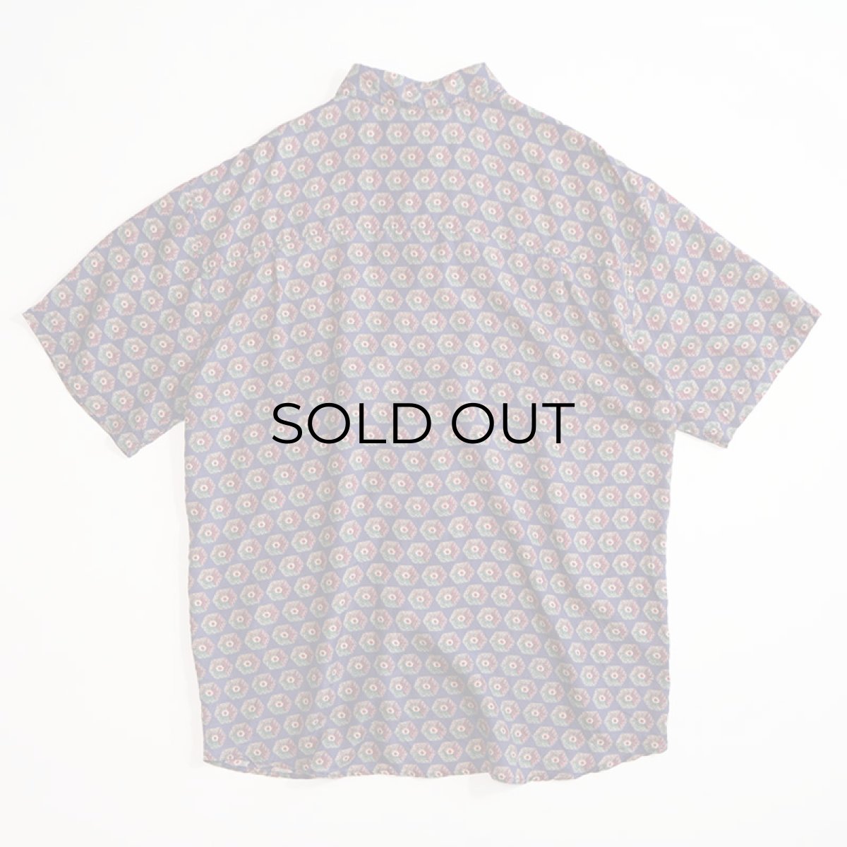 画像2: CHIAMARE SILK ALL OVER PATTERN S/S SHIRT (2)